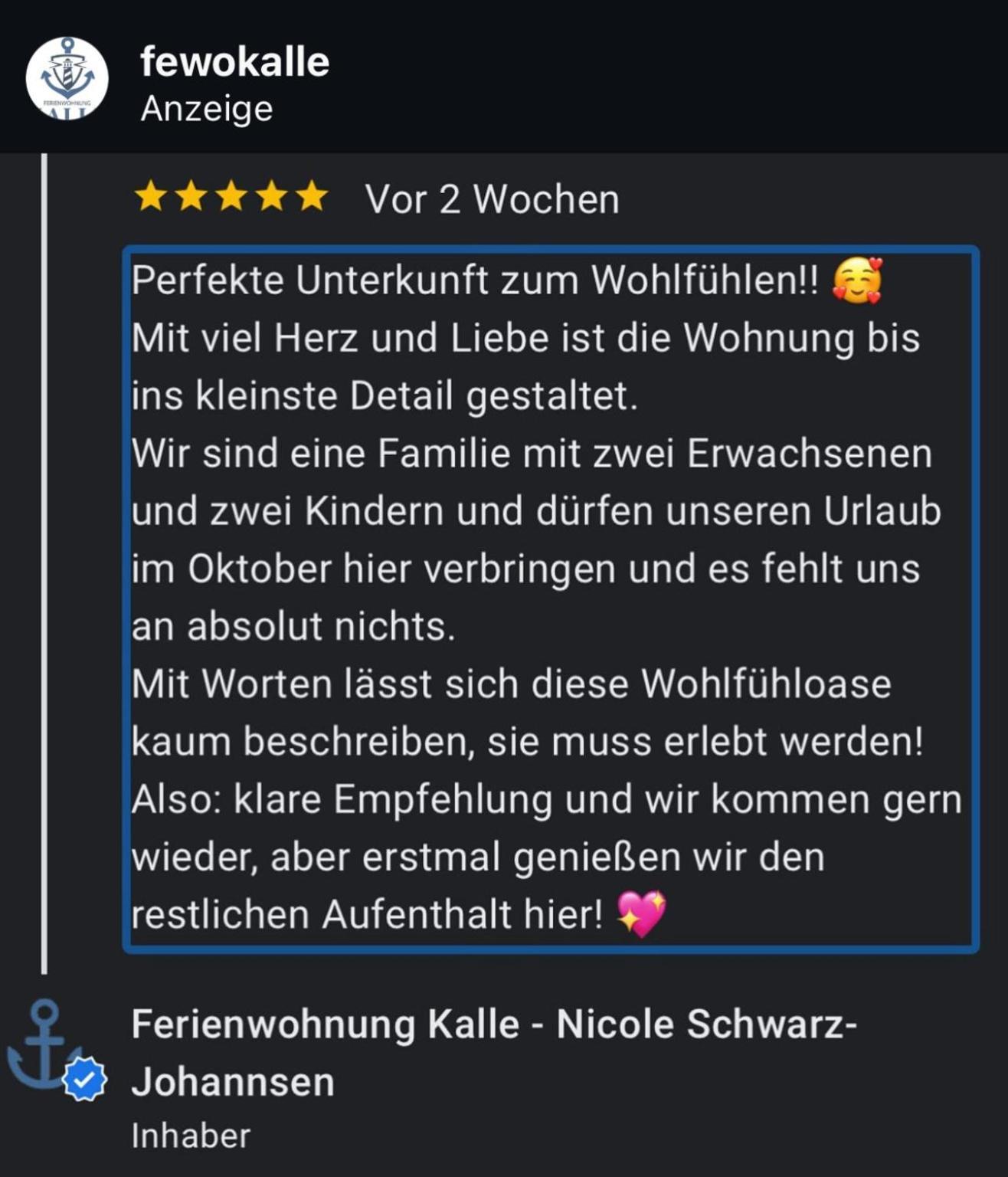 Ferienwohnung Kalle Osterbruch المظهر الخارجي الصورة